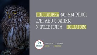 видео: Регистрация АНО! Заполнение заявления Р11001 для открытия АНО с одним учредителем- физическим лицом! картинка: Регистрация АНО! Заполнение заявления Р11001 для открытия АНО с одним учредителем- физическим лицом!