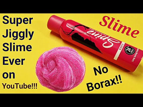 NO BORAX❌ BARBIE SLIME💕 NO FAKE❌ How to make Barbie Movie Inspired Fluffy  Slime without Borax [ASMR] 