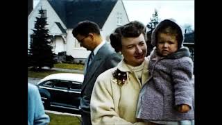 1957 Jeffrey Birthday, Mom, Dad, Karen, Wendel, Gary, and Jeff