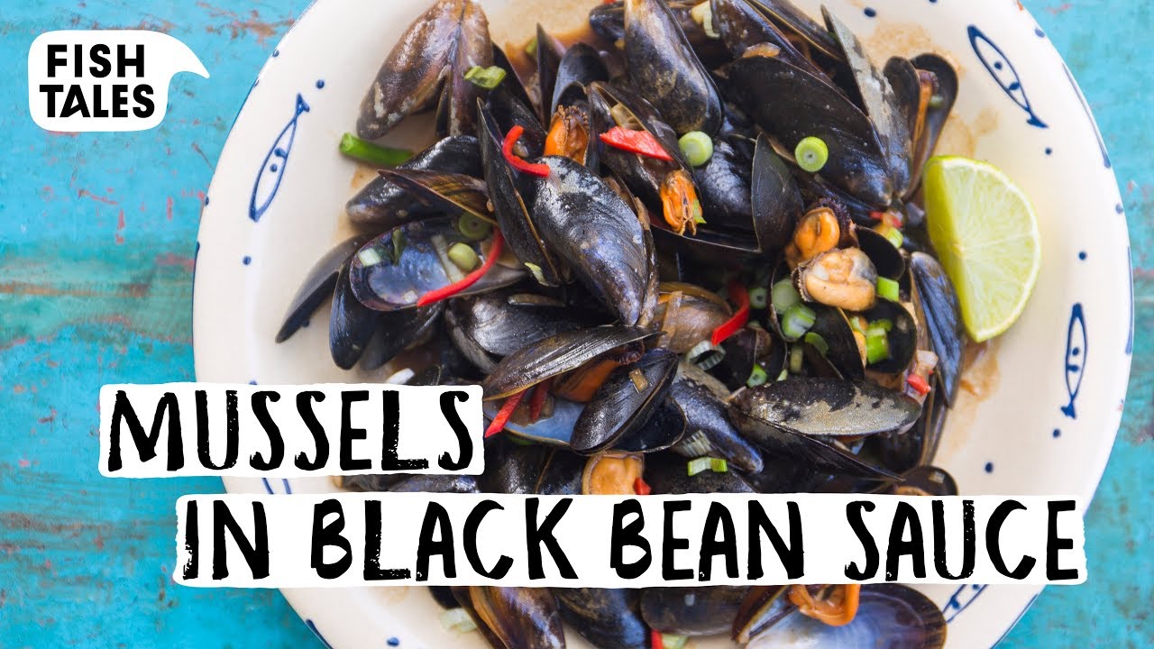Cooking MUSSELS in Black Bean Sauce Bart van Olphen YouTube