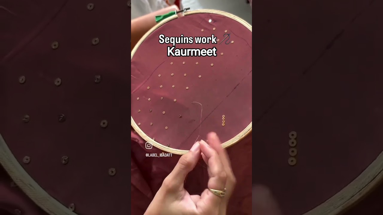 simple sequins work🪡 