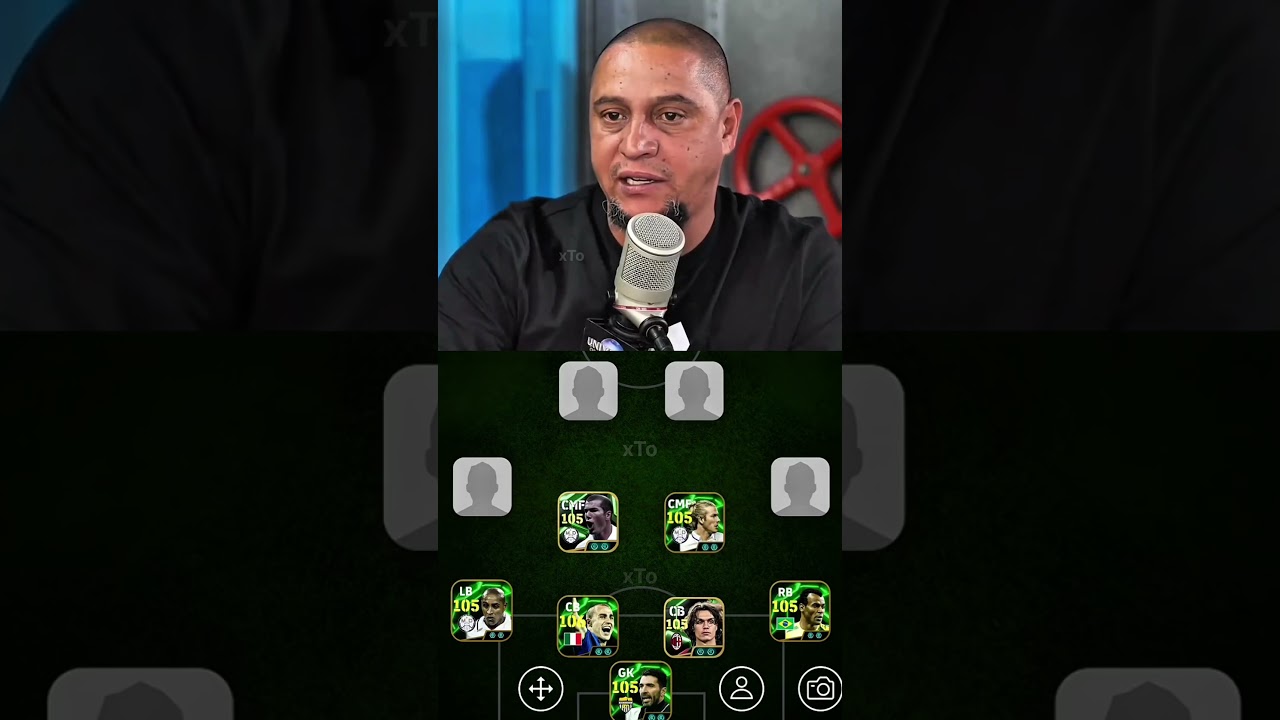 Roberto Carlos Picked His Ultimate🔥😱 Team