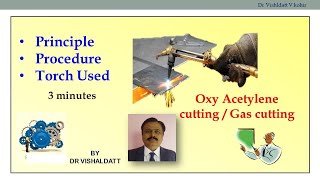 Gas Cutting|Oxy-acetylene cutting |Principle, Procedure and Torch construction|KD EDUTECH