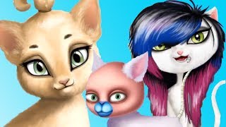 Cat Hair Salon Birthday Party - Happy Halloween - Baby Fun Play Cat Hair Salon Dress Up Kids Game