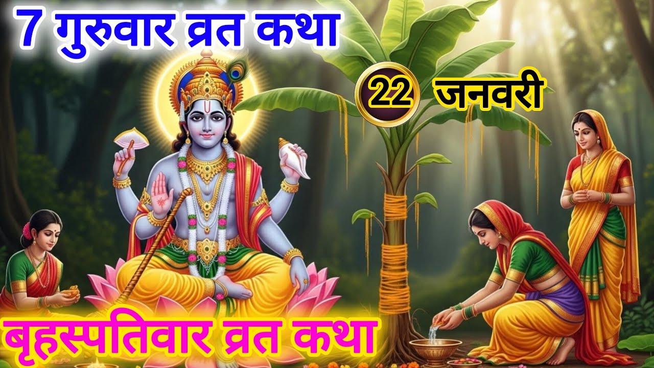7 बृहस्पतिवार व्रत कथा | सात गुरुवार व्रत कथा |  Guruvar Vrat Katha | Brihaspati Vrat Katha |