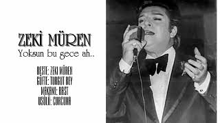 Zeki Müren ~ Yoksun Bu Gece Ah..
