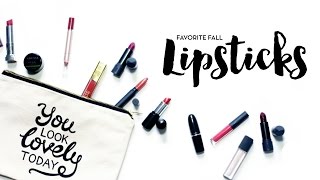 Fall Lip Favorites | MAC, Red Apple Lipstick, Bite Beauty @makeupTIA