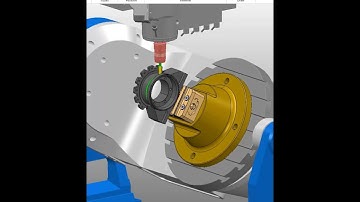 PowerMill 5-Axis CNC Simulation #powermill #cncprogramming #5axismachining #5axiscnc #cncmachine