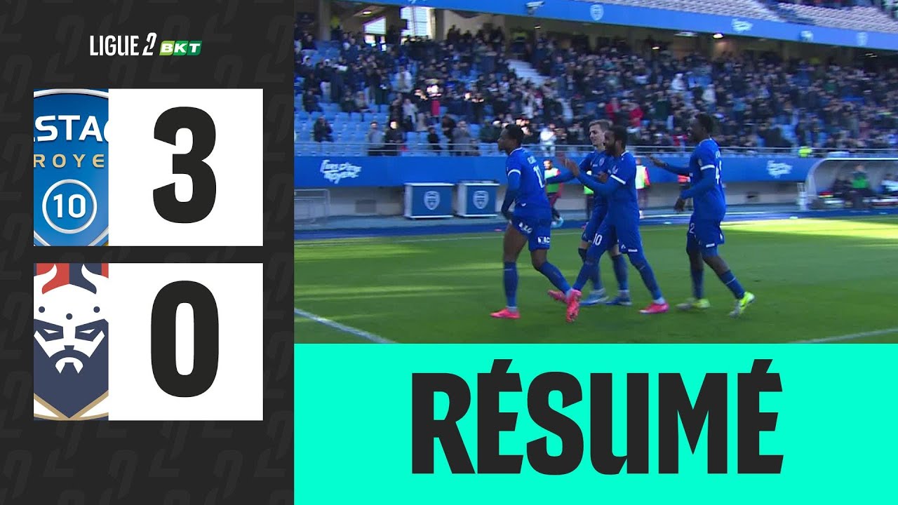 ESTAC TROYES - STADE MALHERBE CAEN (3-0) - 21ème journée - Ligue 2 BKT 24/25