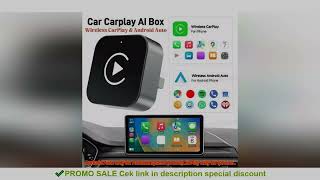 2 IN 1 Wireless Carplay Android Auto Adapter Wired to Wireless carplay Adapter for iPhone Wireless C