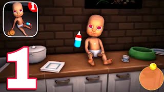 Baby in Dark Creepy Yellow House: Evil Baby 3D Full Android Gameplay Walkthrough screenshot 2