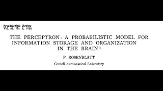 The Perceptron: A Probabilistic Model for Information Storage and Organization in the Brain