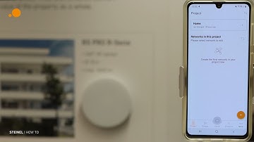 How To | STEINEL CONNECT APP | 1. Create new project