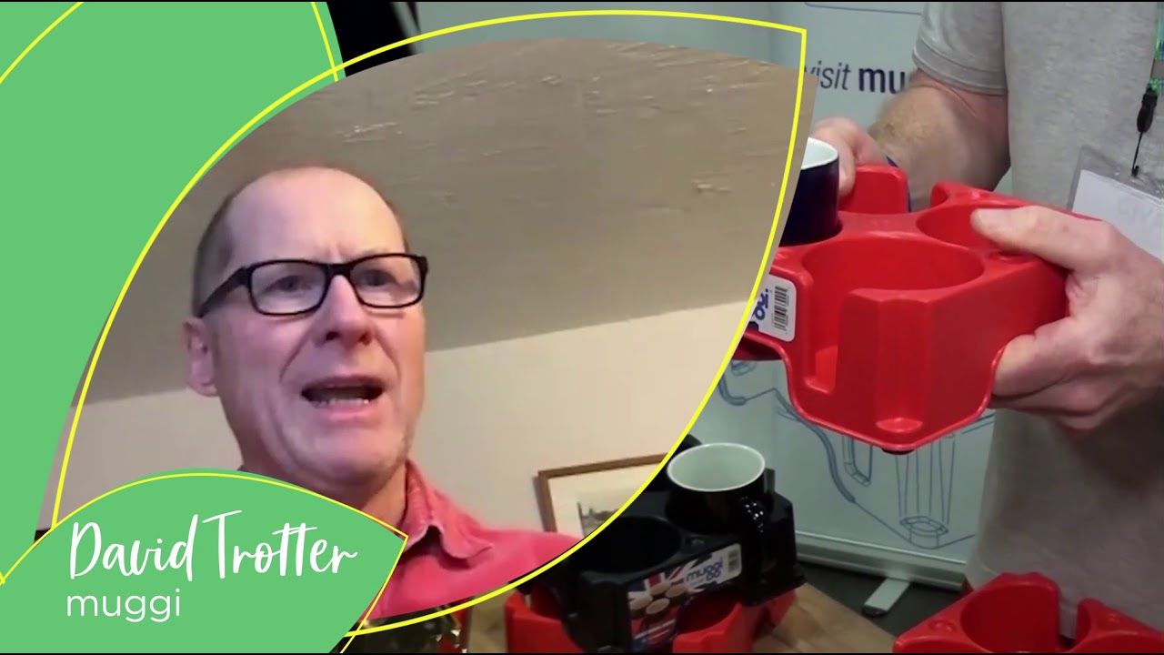 David Trotter owner and inventor of muggi