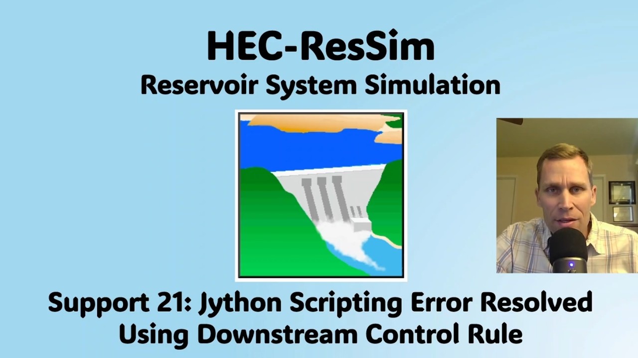 HEC ResSim Support 21 - Jython Scripting Error Resolved Using ...