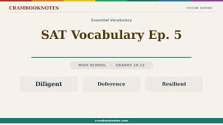 📚 SAT Vocab Ep. 5: 10 SAT Vocabulary Words You Need to Know#SATVocab #SATPrep #DigitalSAT #SAT
