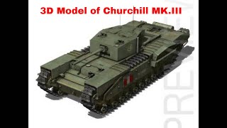 3D Model of Churchill MK.III