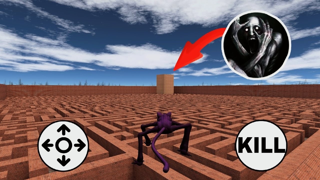 I became a catnap vs SCP 096 in Garrys Mod