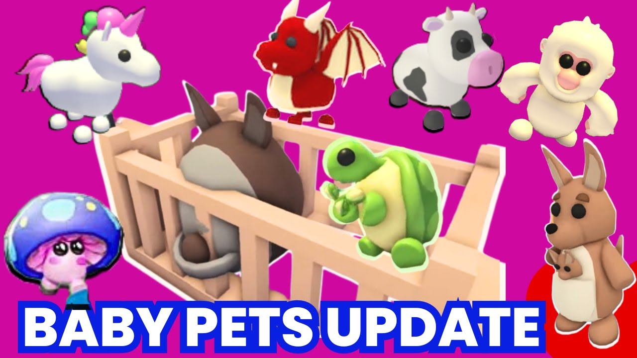 😱Adopt Me NEW BABY PETS Concept and Exclusive Info! Roblox - YouTube