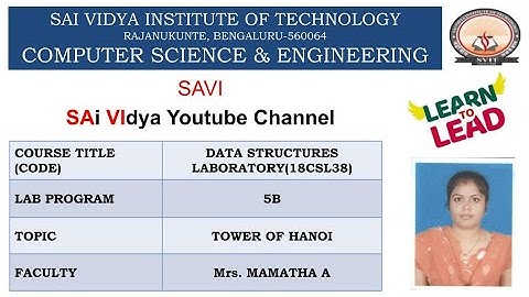 DATA STRUCTURES LABORATORY(18CSL38)- PROGRAM 5B