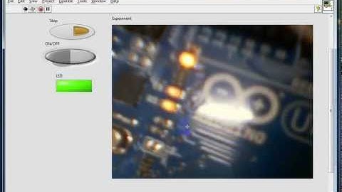 Lavuino || Turning a LED ON/OFF using Arduino + LabVIEW