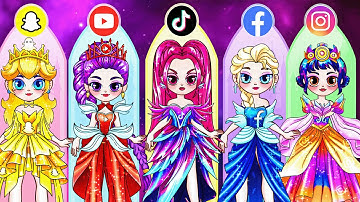 Best DIY Fashion Paper Dolls | Social Media Fairy Glow Up for Rumi, Mira & Zoey! K-Pop Demon Hunters