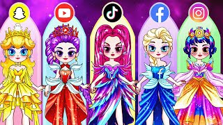 Best Diy Fashion Paper Dolls Social Media Fairy Glow Up For Rumi, Mira Zoey K-Pop Demon Hunters