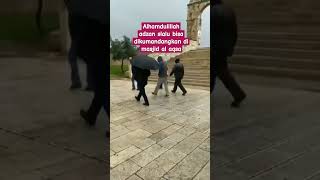 Adzan Dikumandangkan Di Masjid Alaqsa Yang Diberkahi  shorts masjidilaqsa