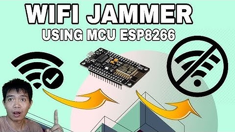 How to make WiFi Jammer using ESP8266 | Easy way | [Tagalog]