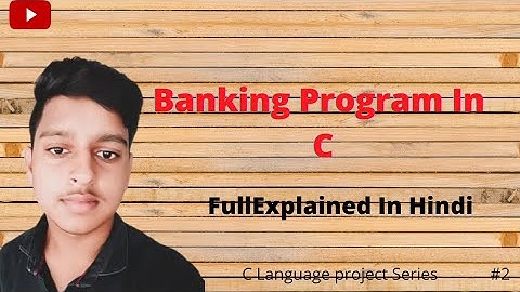 Bank Management Program In C || Switch Case Program || Ashish3.0