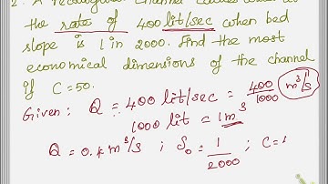 Most economical rectangular section problem - Part  1
