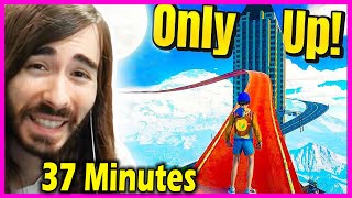 Moistcritikal Trying to Beat His 37 Minutes Run in Only Up