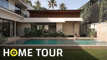 Modern Courtyard Home in Kerala With Stunning Verandahs and Gardens! (House Tour)