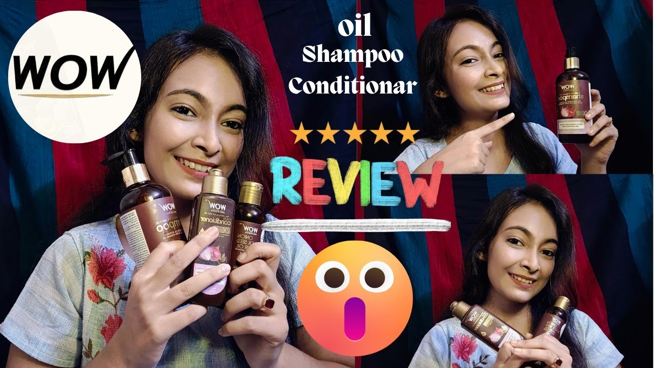 WOW SKIN CARE HARE CARE PRODUCTS REVIEW ️🌻 Hair oil Shampoo Conditioner Product Review