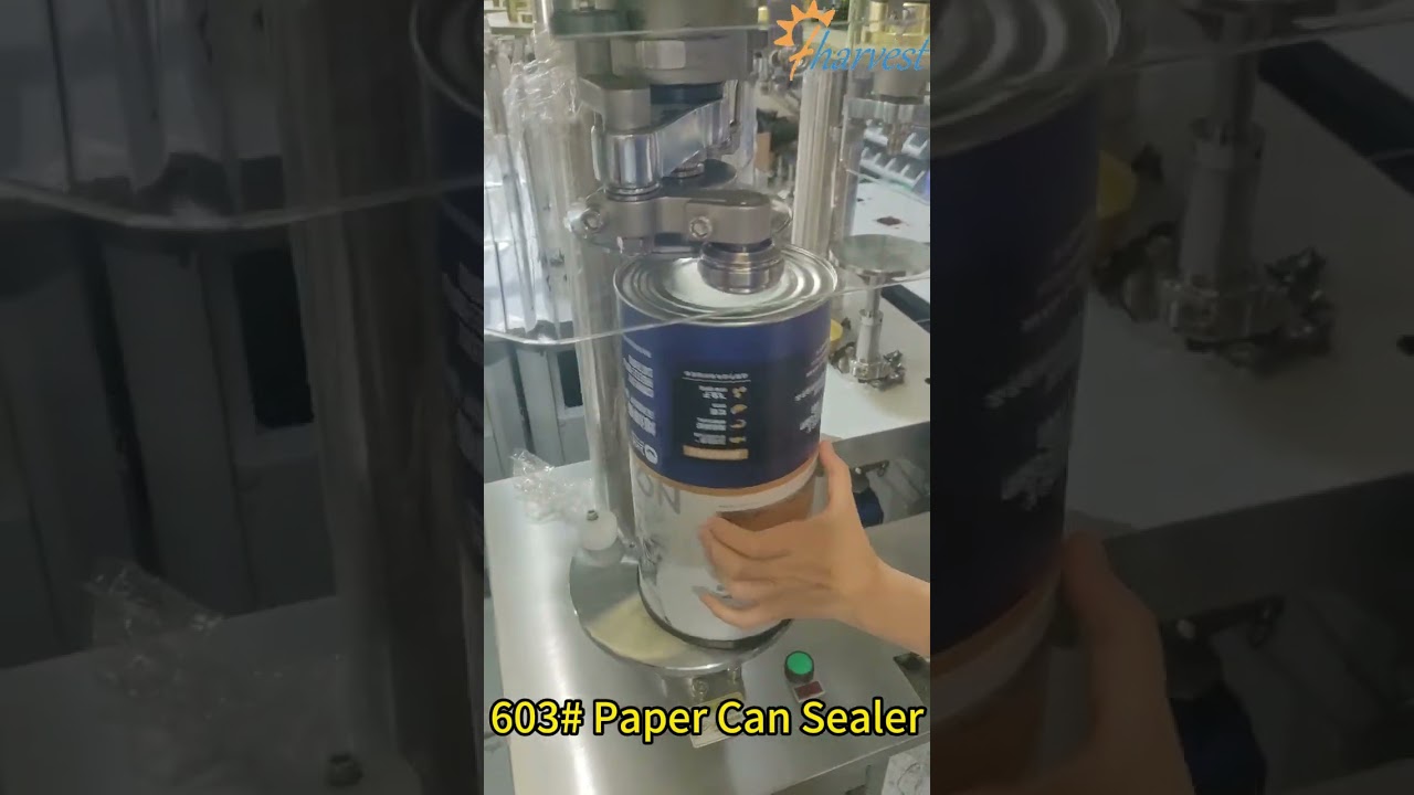 Best 603# Semi Auto Paper Can Seaming Machine, Customized  300MM Height Paper Tube Sealer 