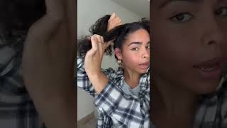 BUBBLE BRAIDS  on CURLY HAIR