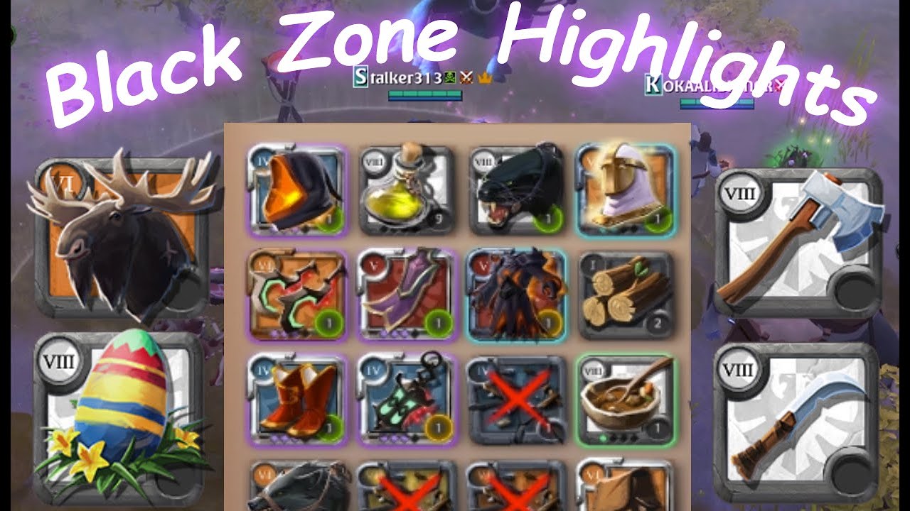 Chest & Gank 🤑 Black Zone Highlights Albion Online YouTube