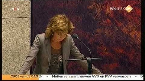 Geen vertrouwen meer in dit kabinet