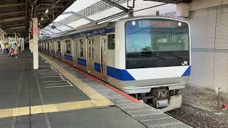常磐線E531系0番台水カツK461編成 柏駅発車