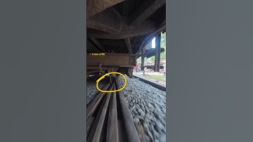 Train Wheels Trunout flange. #shorts #track #switch #train #railway