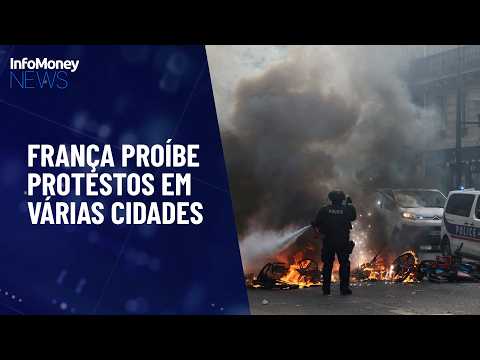 France bans protests in several cities after wave of violence | InfoMoney News