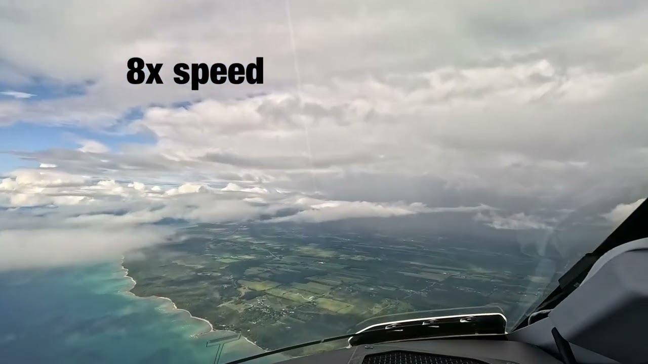 Extremely beautiful approach into Pellston, MI in the X