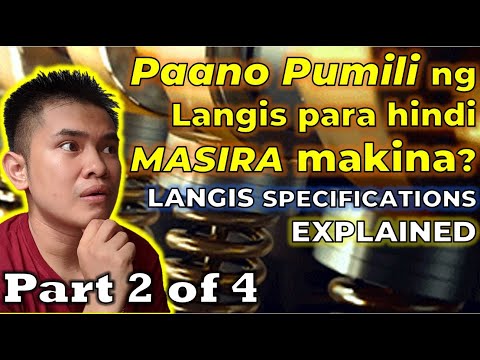 Paano Pumili ng Langis - para hindi masira makina- How to Choose Motorcycle Oil