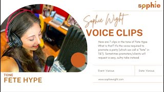 Sophie Wight Hype Fete Reel