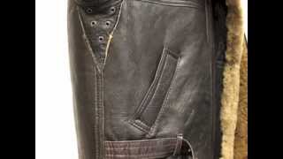 Mens B3 Sheepskin Ginger Pilot Flying Jacket-hand-zip.m4v News