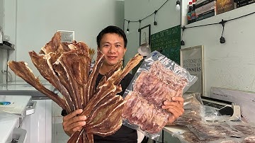 Cá đuối khô, mực khô những hải đặc sản từ đảo Phú Quý