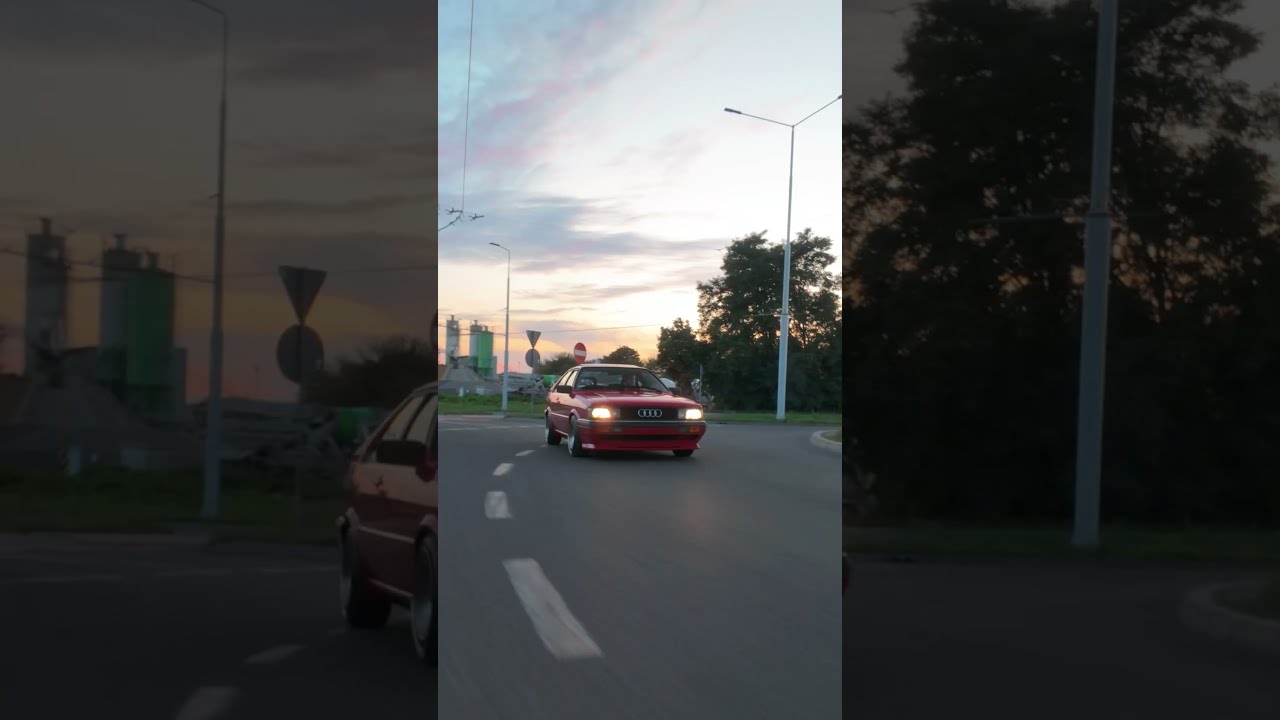 Audi Coupe B2 Typ 85 Dji Osmo Pocket 3