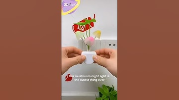 Mushroom Night Light – Cute LED Lamp for Bedroom & Kids Room#aliexpress #trending #viral