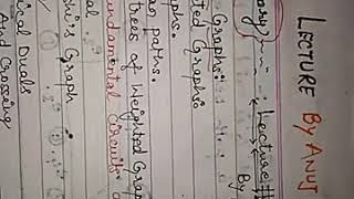 Lecture .2# Connected And Disconnect Graph in Graph Theory By Anuj
