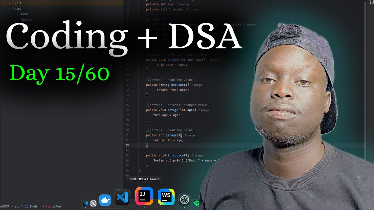 Day 15 Coding + Dsa in Java & springboot till I get a job - YouTube